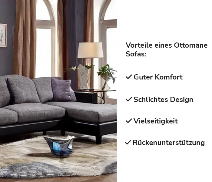 Sofa Test Online Sofaart Ottomane-Sofa Vorteile