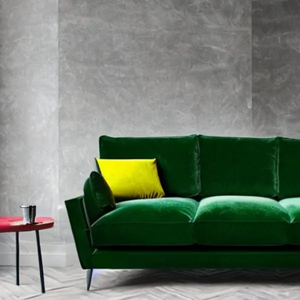 Sofa Test Online Velour Sofabezug Grün