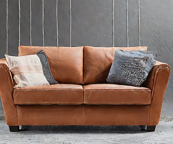 Sofa Test Online das Zwei-Dreisitzsofa mit Lederbezug